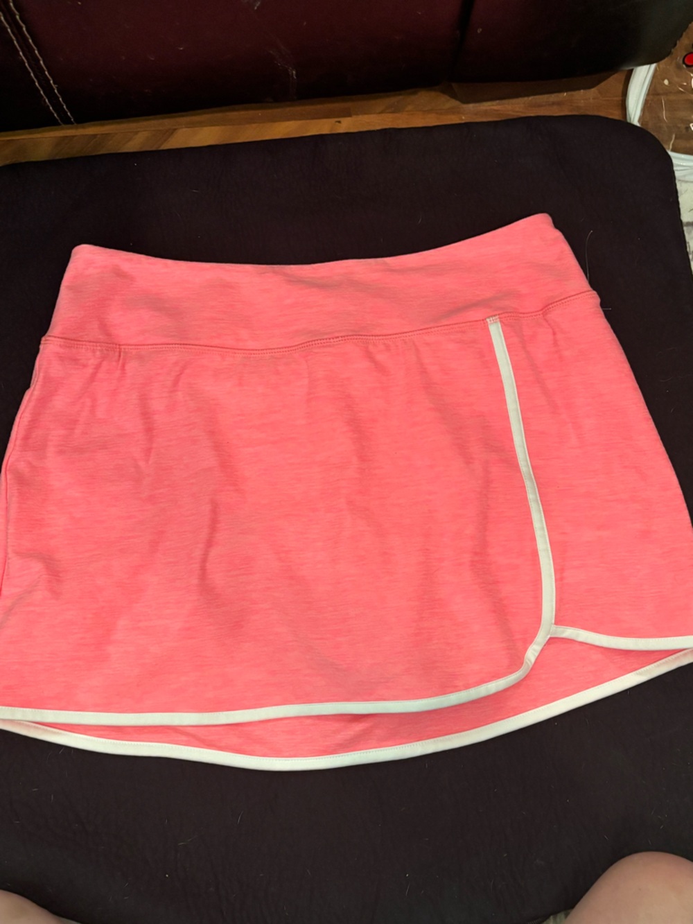 Athletic Works Coral Pink Athletic Skorts with White Trim